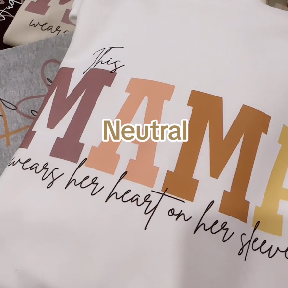 Customylove™🔥Personalized MAMA Wears Her Heart On Her Sleeve Sweatshirt