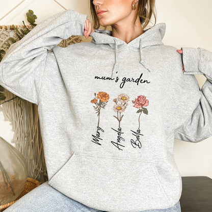 Mama's Garden is Her Children Customized Hoodie Crewneck