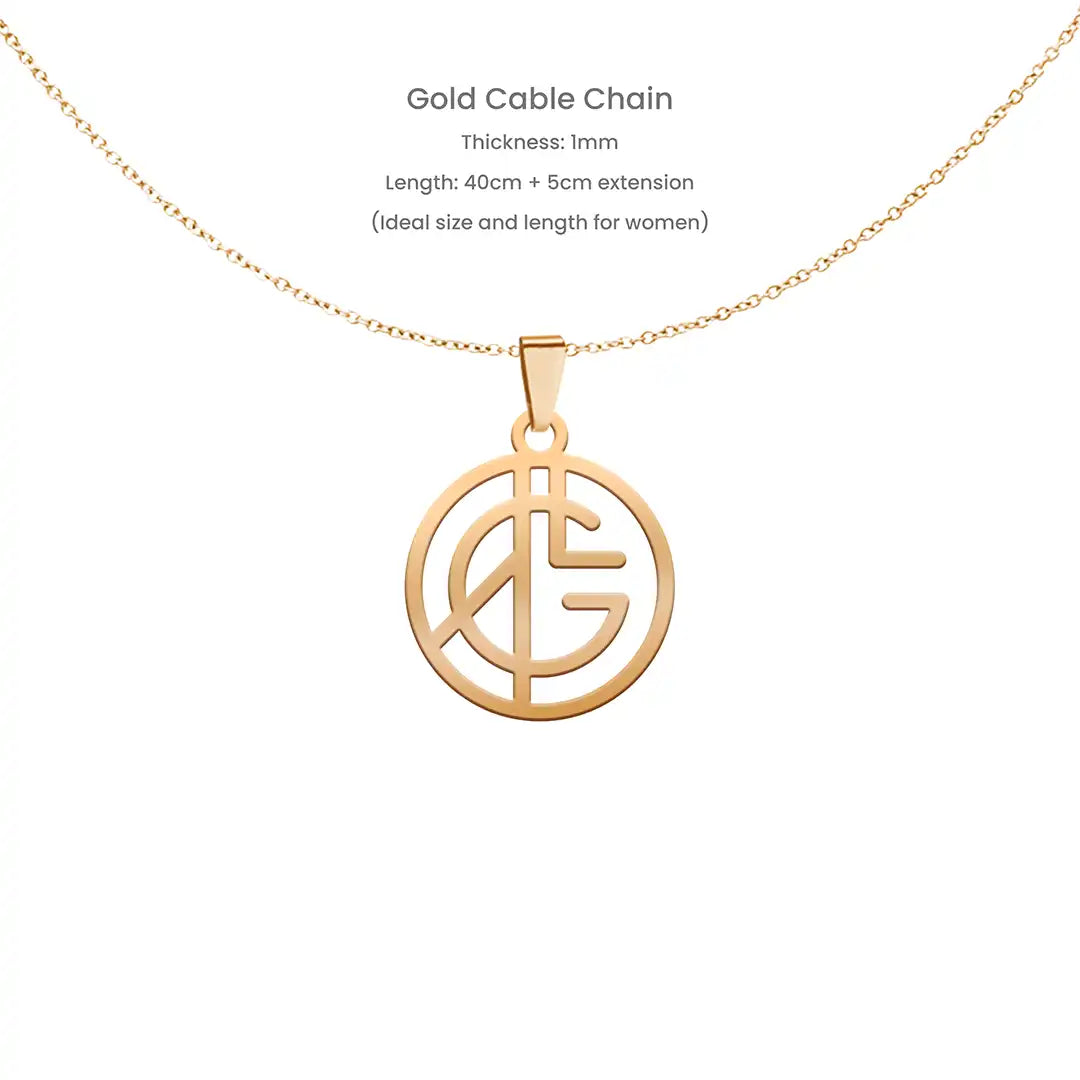 Personalized Unique Name Monogram Necklace