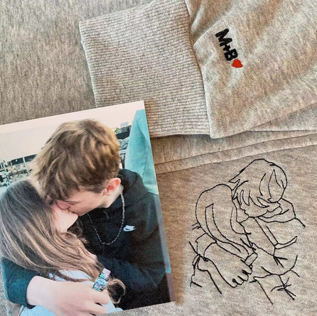 50% OFF🔥CUSTOM LINE DRAWING HOODIE💕SWEATSHIRT