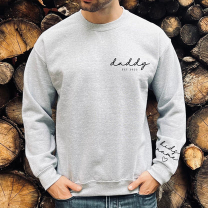 Personalized Dad Sweatshirt💙