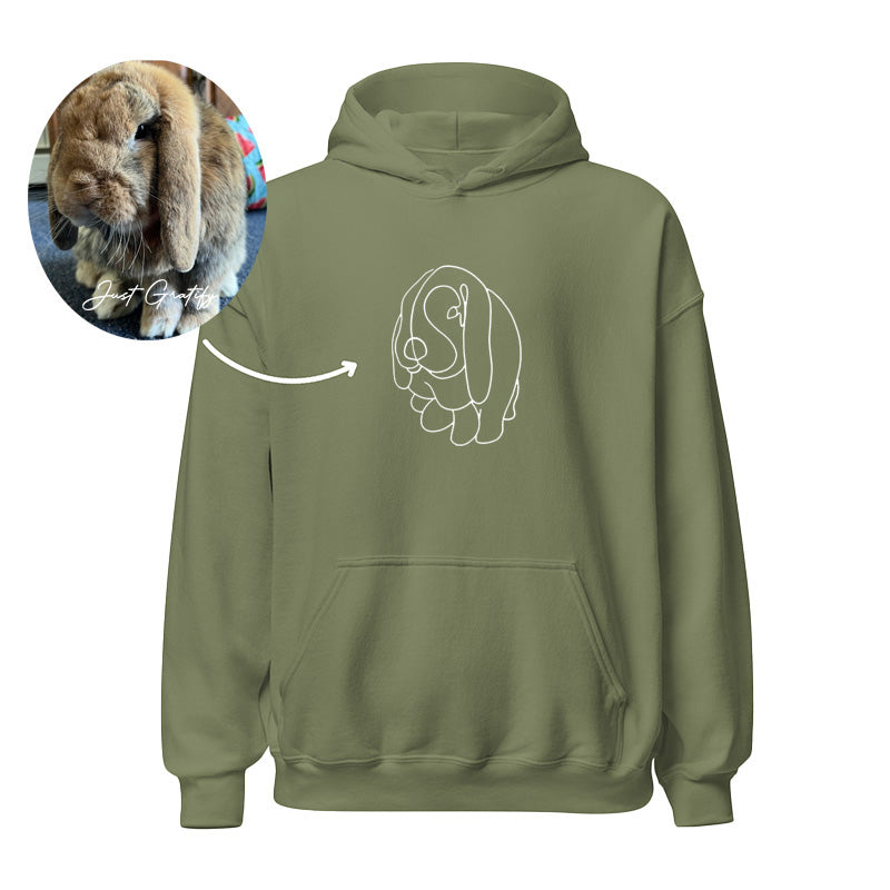 50% OFF🔥CUSTOM LINE DRAWING HOODIE💕SWEATSHIRT