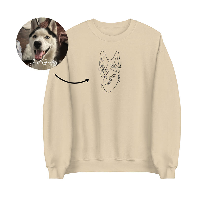 50% OFF🔥CUSTOM LINE DRAWING HOODIE💕SWEATSHIRT