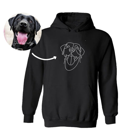 50% OFF🔥CUSTOM LINE DRAWING HOODIE💕SWEATSHIRT