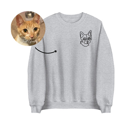 50% OFF🔥CUSTOM LINE DRAWING HOODIE💕SWEATSHIRT