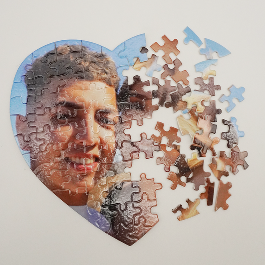 💖CUSTOM PUZZLE HEART SHAPED