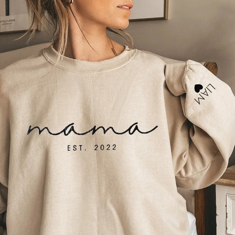 50% OFF💖Personalized Mama Sweatshirt